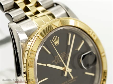 rolex turn o graph gold